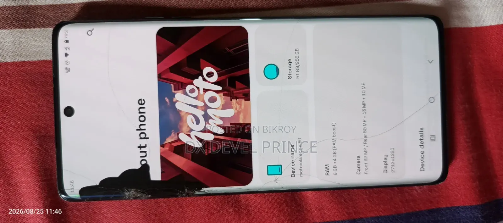 Motorola Edge 50 256 GB Gray