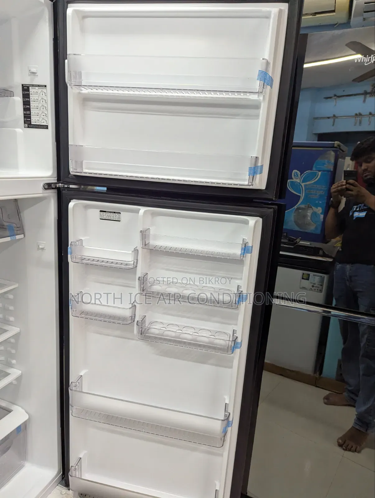 Walton Brand New Glass Door Inverter No Frost Fridge  430 Ltr.30% Off