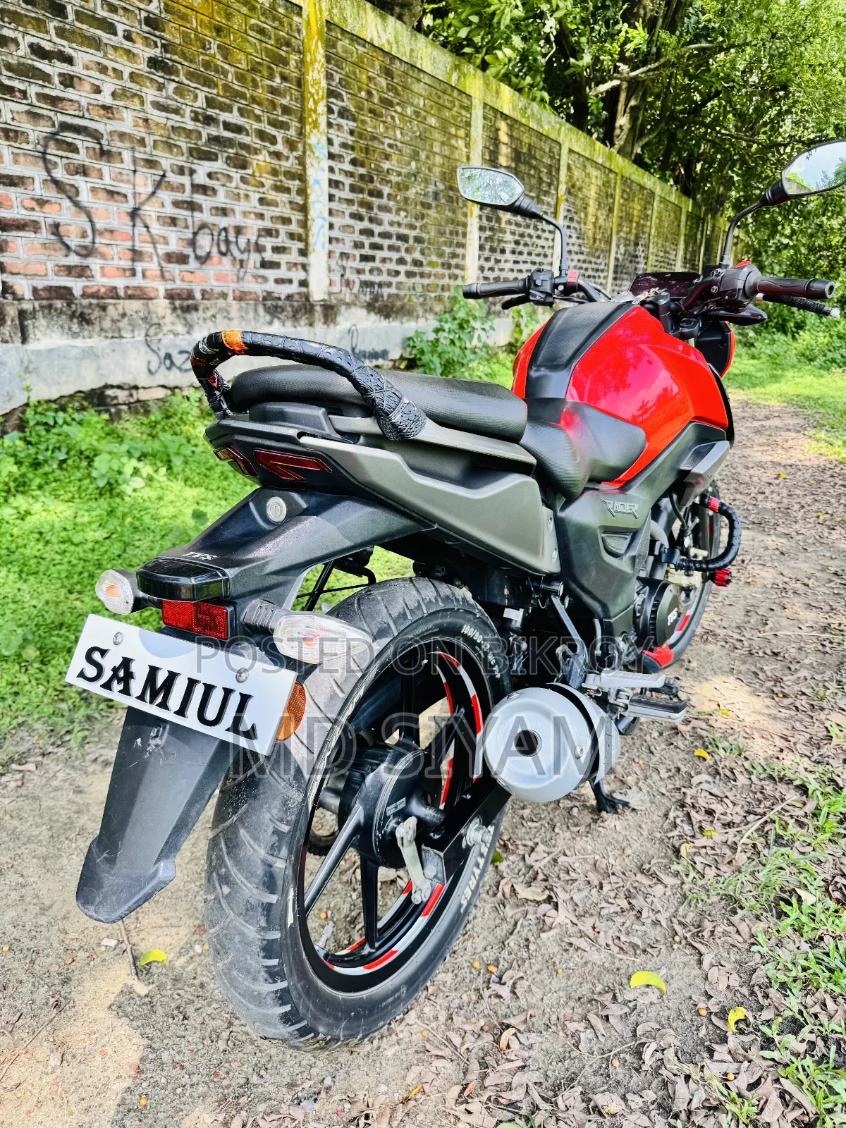 TVS Raider 125 2023 Red