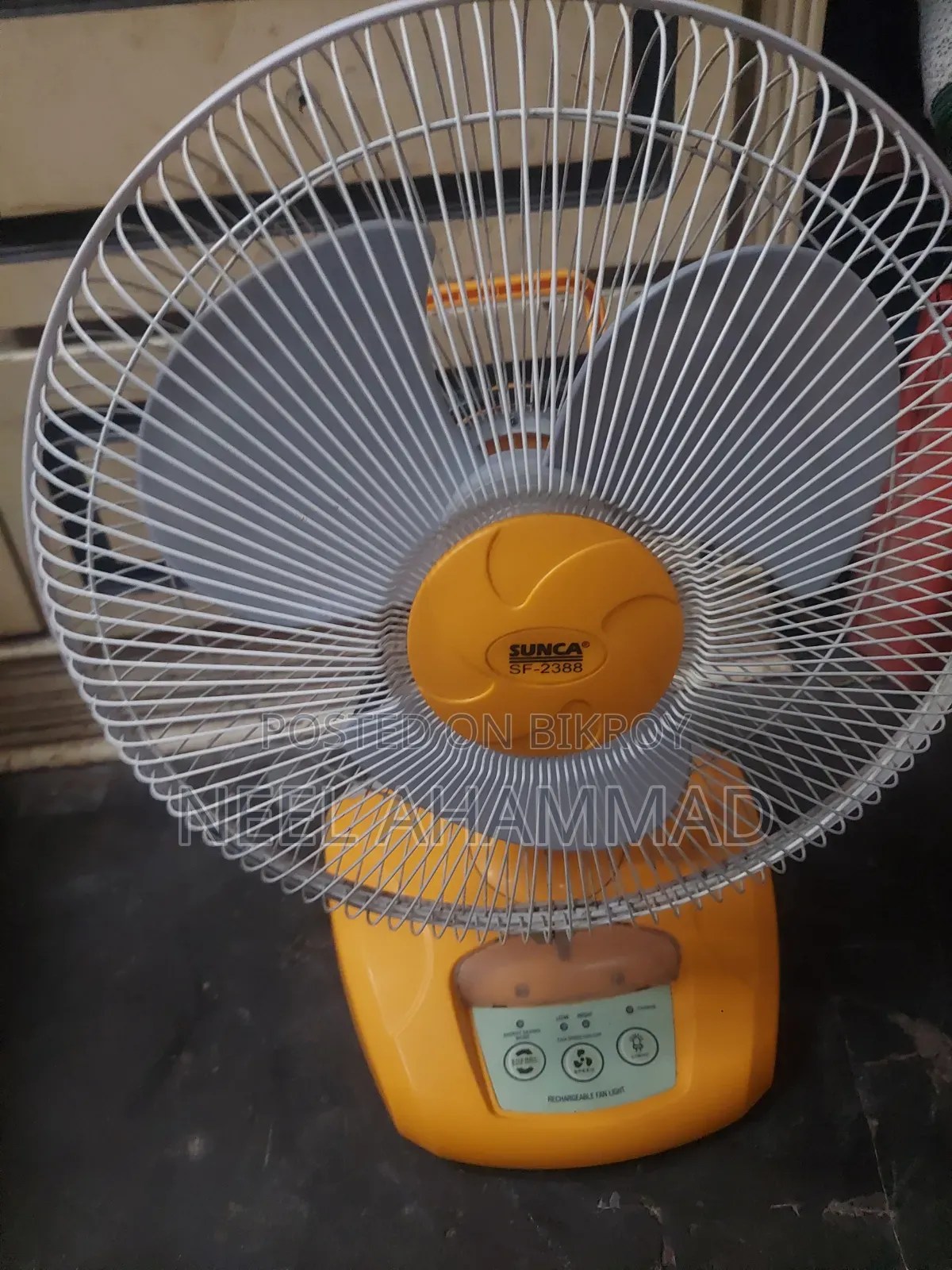The Sunca Rechargeable Table Fan