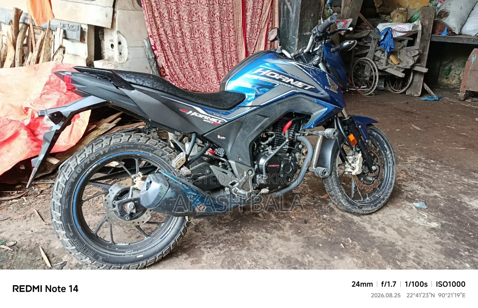 Honda Hornet 2022 Blue
