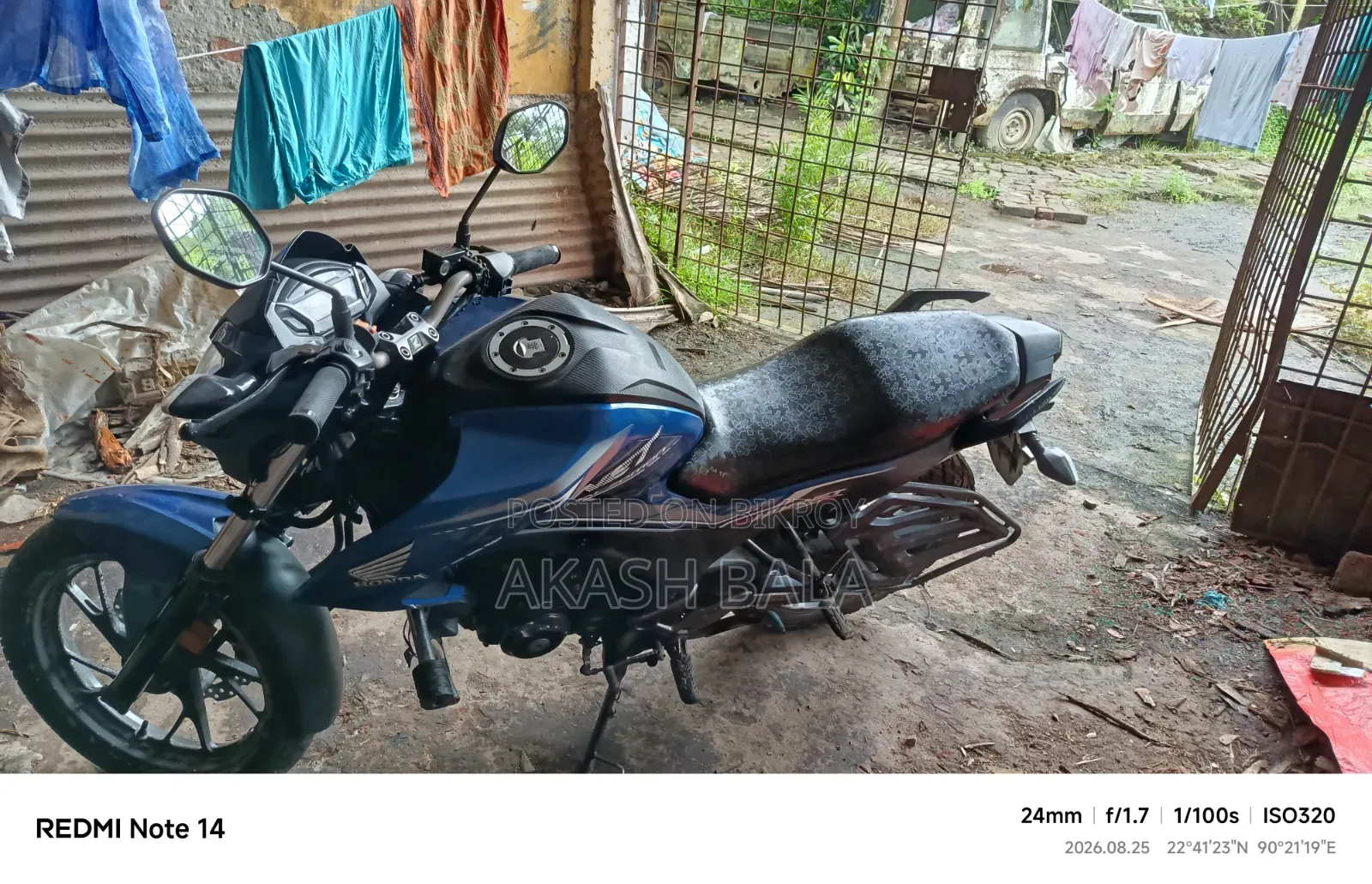 Honda Hornet 2022 Blue