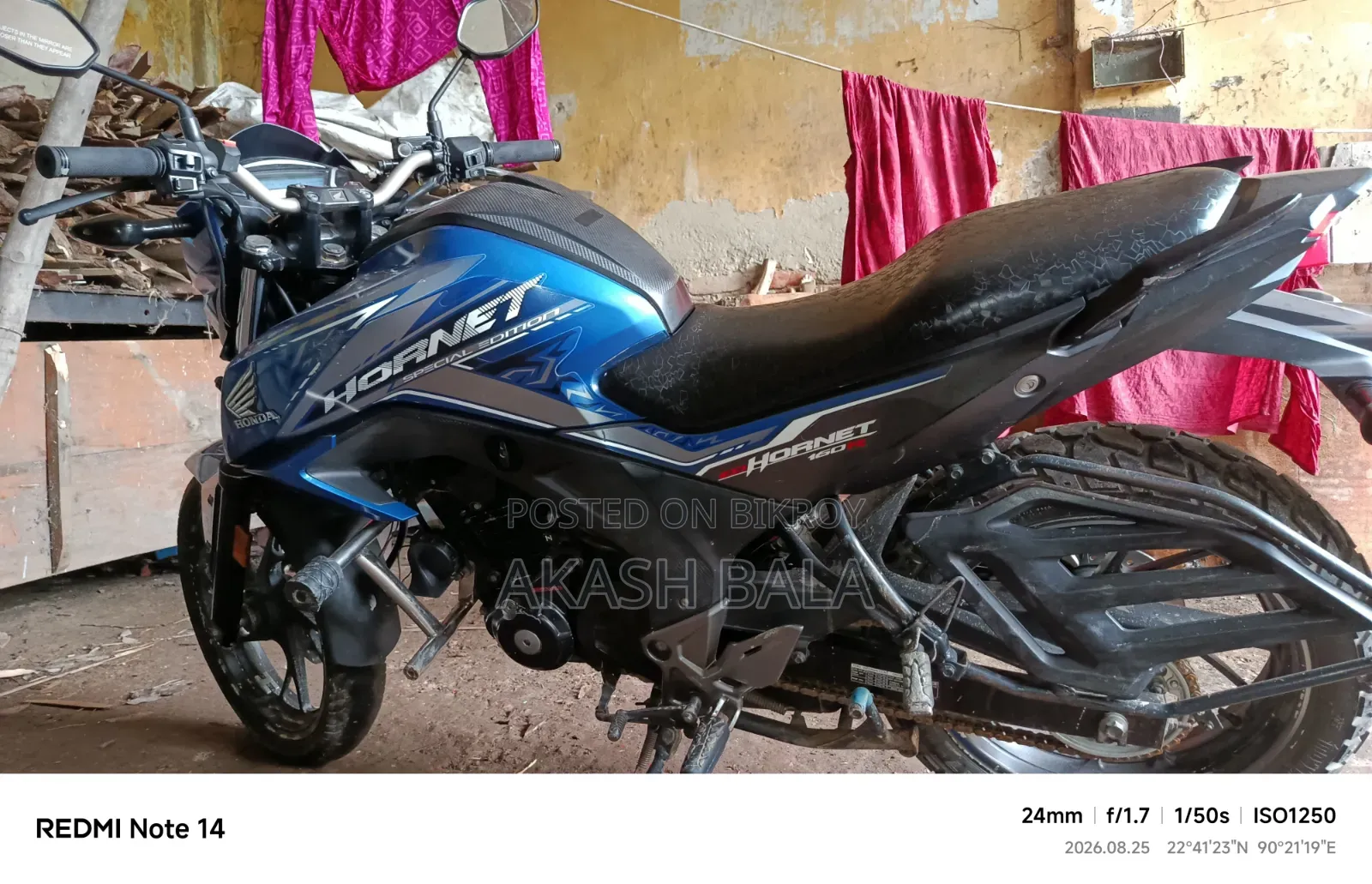 Honda Hornet 2022 Blue