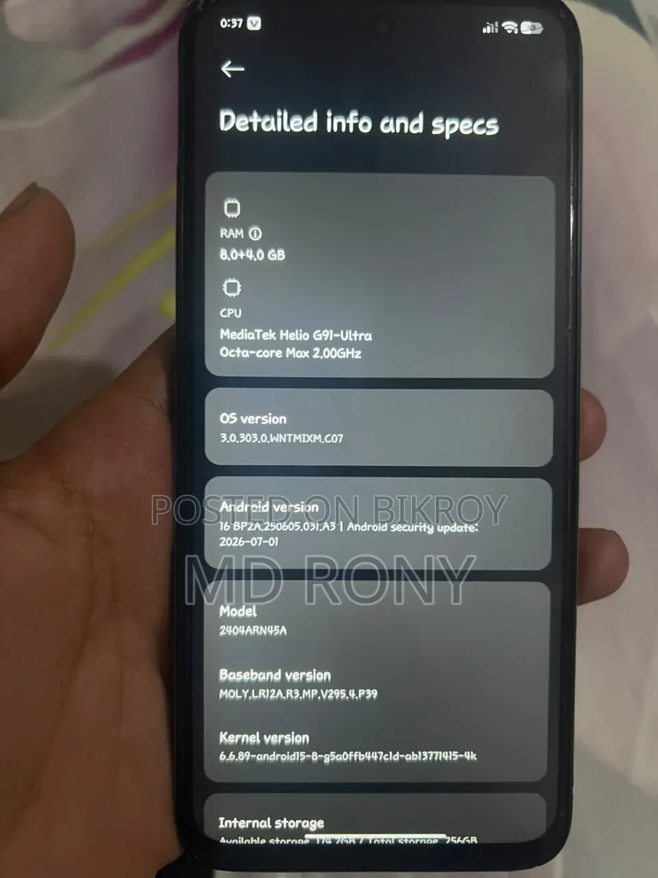 Xiaomi Redmi Note 13 256 GB Black