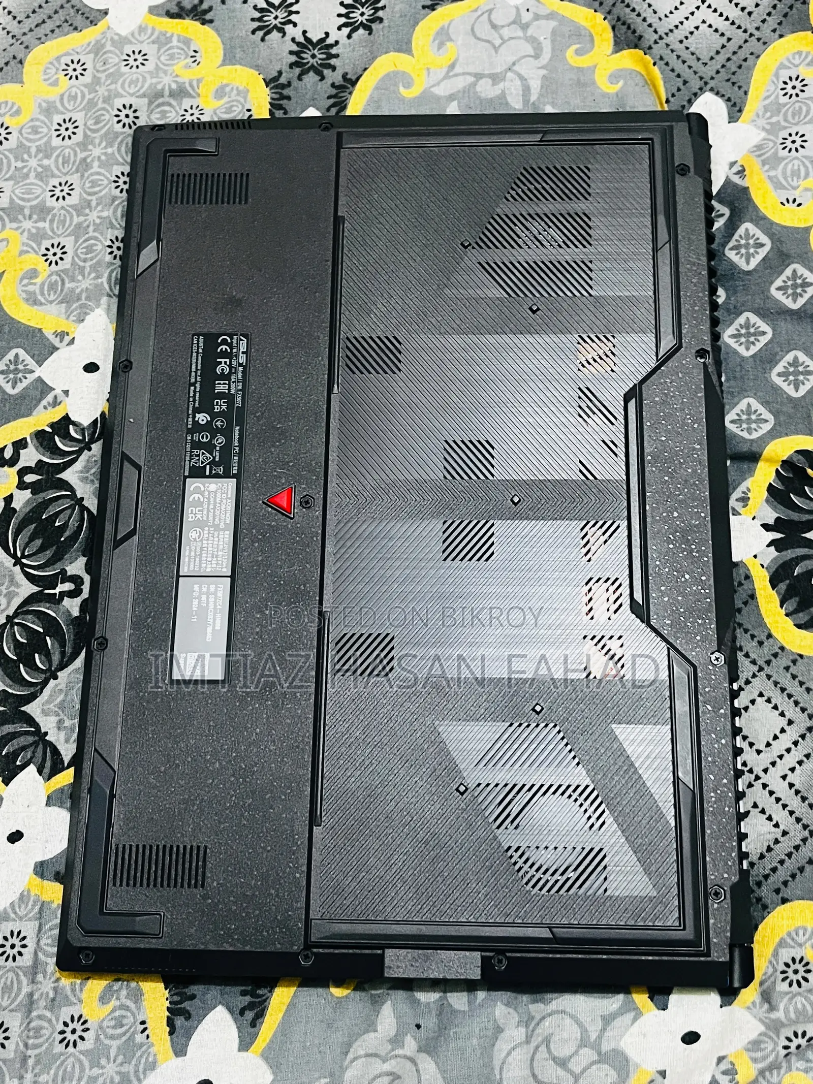 Laptop Asus TUF Gaming F15 16GB Intel Core i7 HDD 512GB