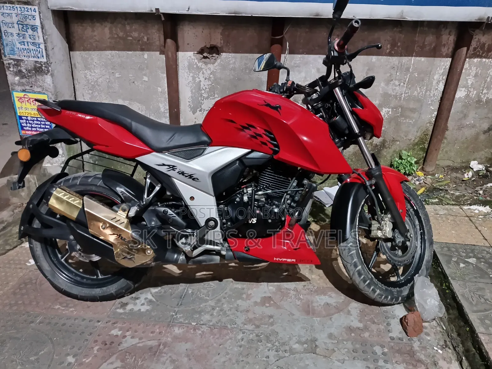 TVS Apache RTR 160 4V Fi 2020 Red