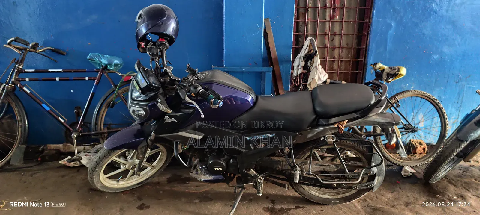 TVS Raider 125 2022 Blue