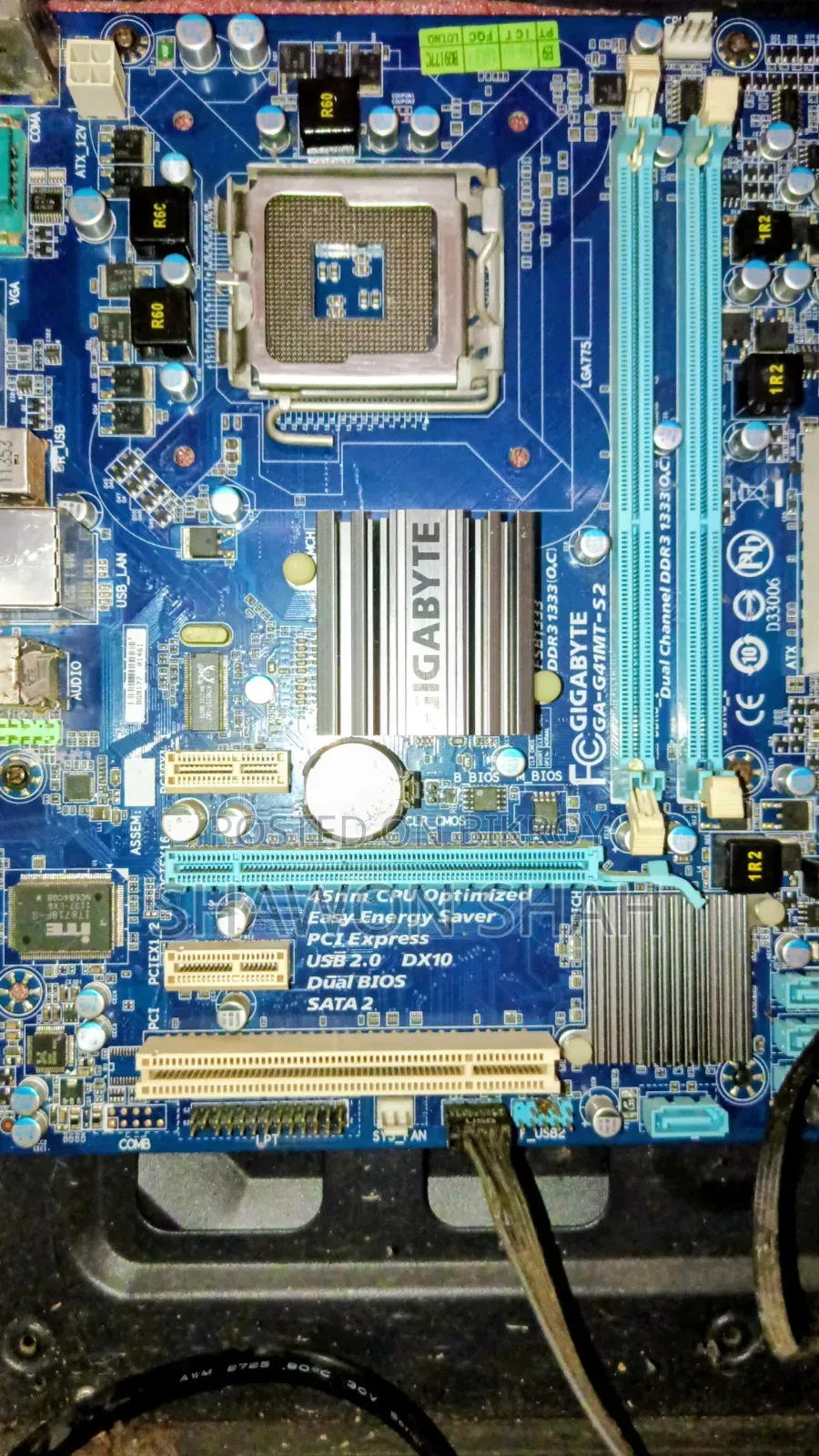 Desktop Computer Gigabyte Motherboard 4GB RAM Intel Core 2 Duo Processor 500GB HDD