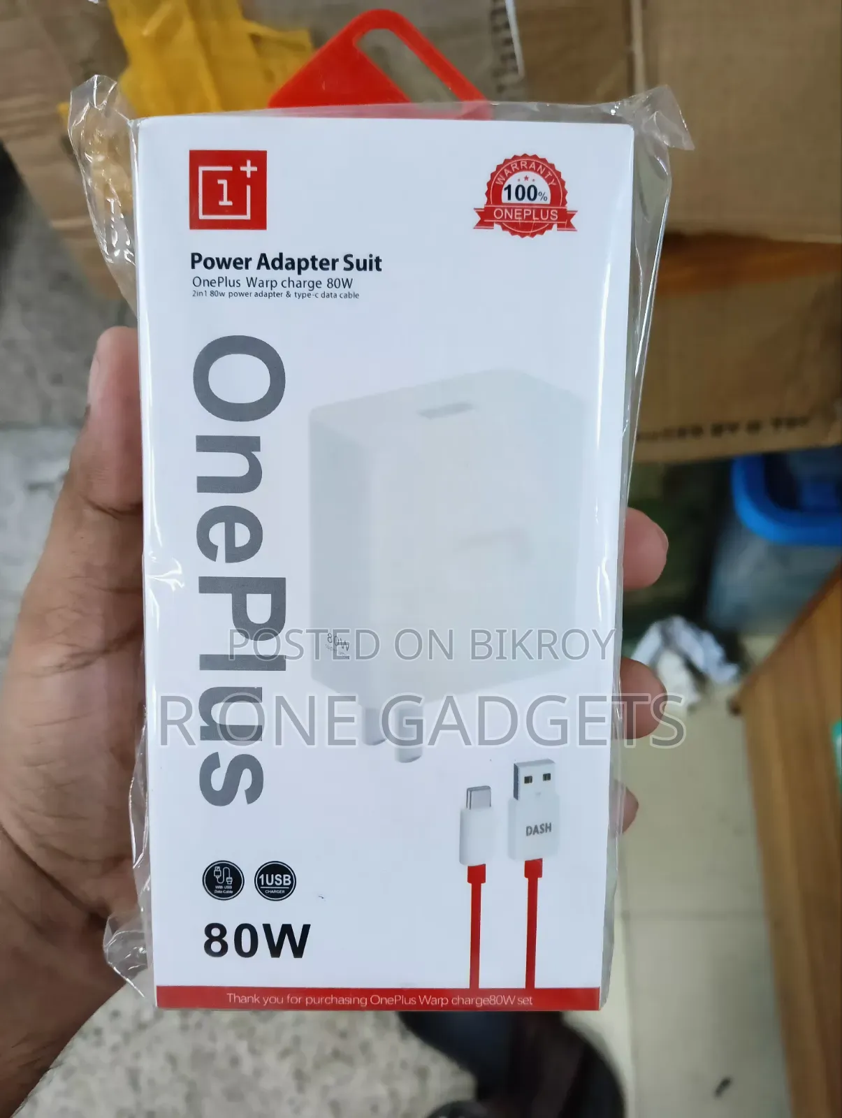 One Plus 80w Original Supervooc Charger