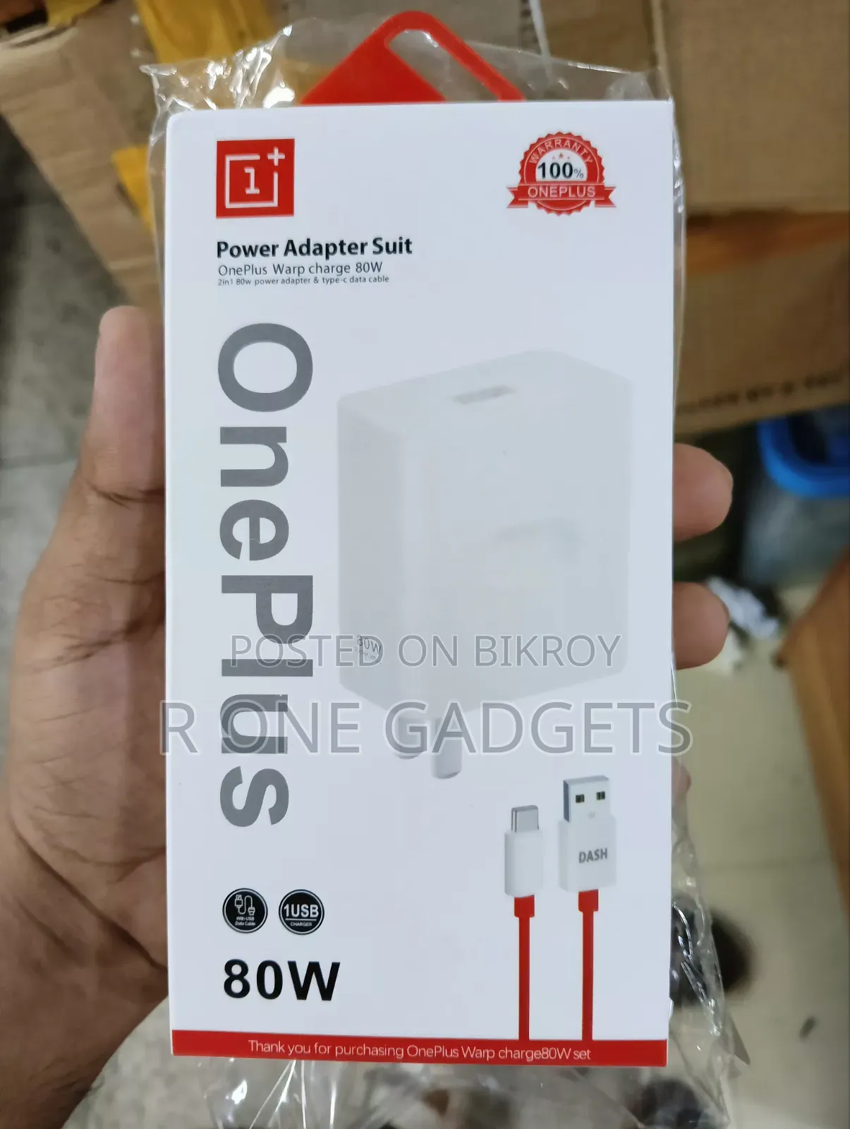 One Plus 80w Original Supervooc Charger