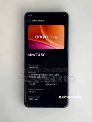 Vivo T4 128 GB Blue