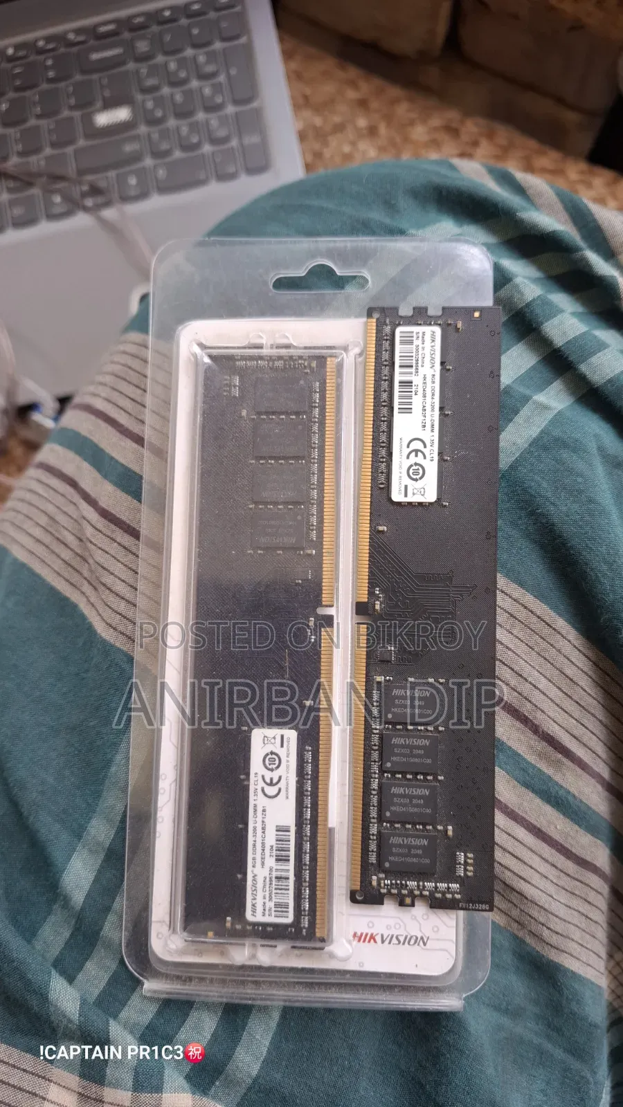 হিকভিশন ডিডিআর৪ র‍্যাম ৮+৮জিবি