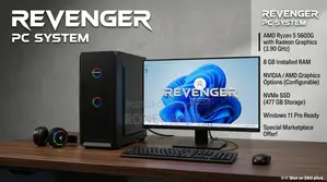 Desktop Computer Gigabyte 8GB AMD Ryzen 5 SSD 500GB