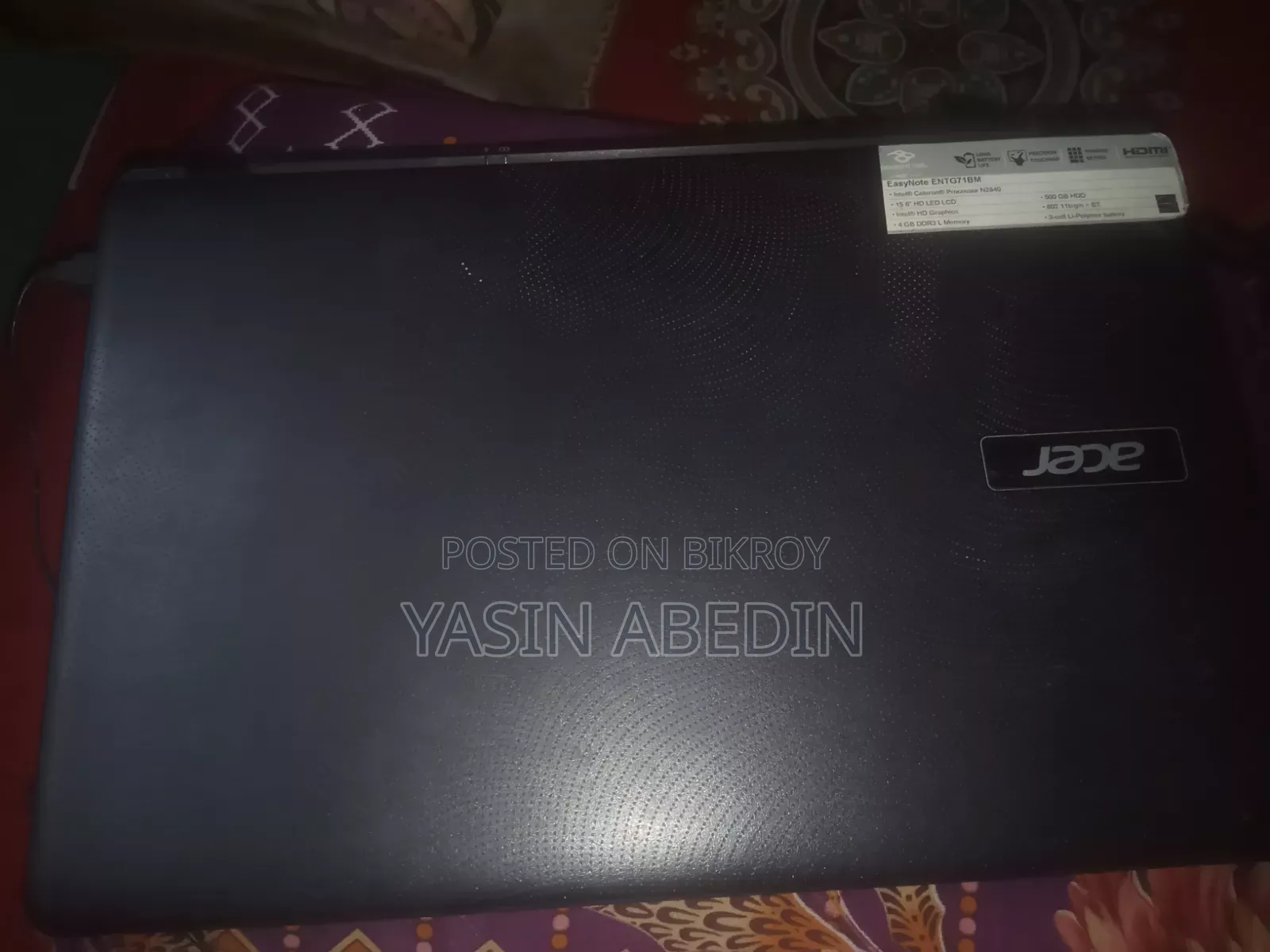 Laptop Acer Aspire 1 A114-31 4GB Intel Core i5 SSD 256GB