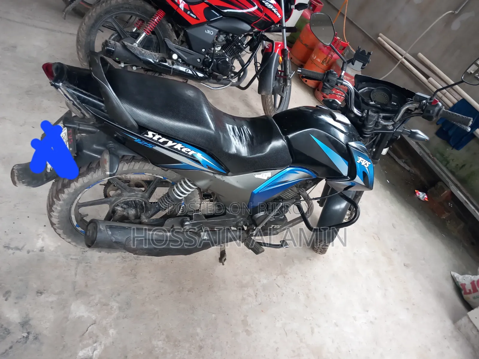 TVS Stryker 125 2018 Blue