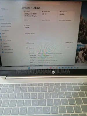 Laptop HP 15 8GB AMD Ryzen 5 SSD 512GB