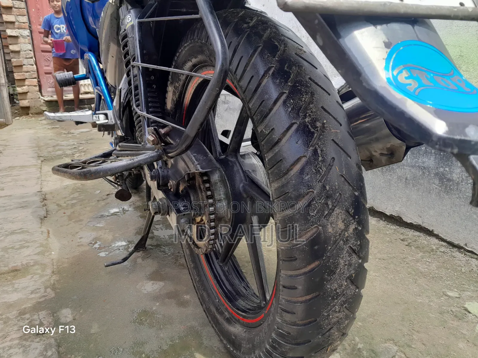 টিভিএস অ্যাপাচি আরটিআর ১৬০ ২ভি ২০১৮ নীল