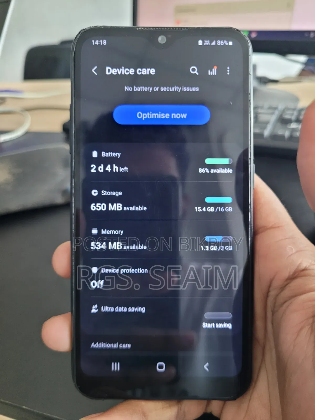 Samsung Galaxy A01 16 GB Black