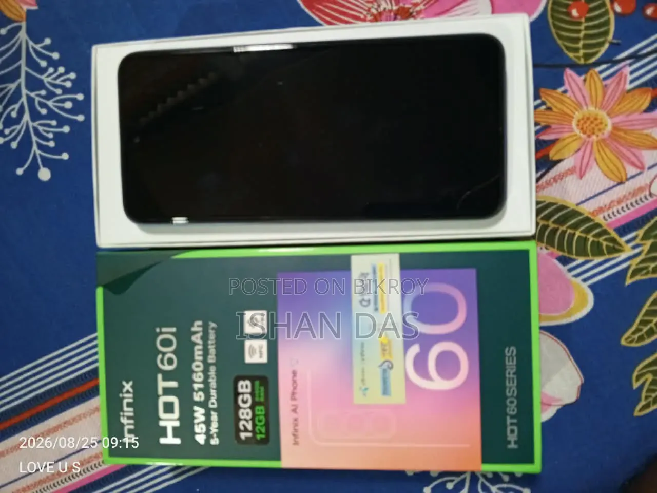 Infinix Hot 60i 128 GB Blue