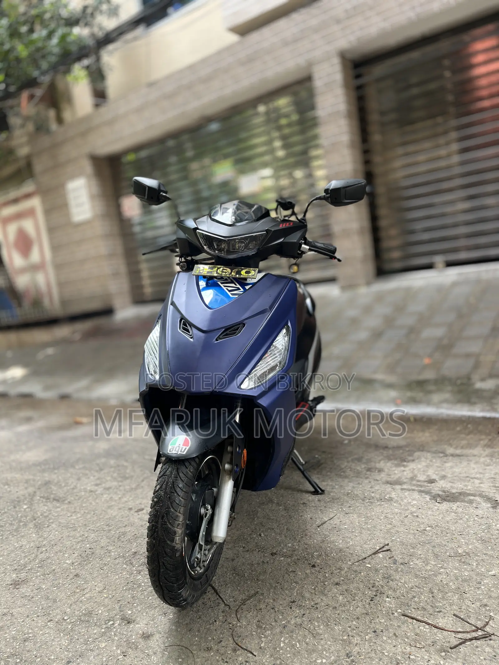 Hero Maestro Edge 110cc Scooty 2025 Blue