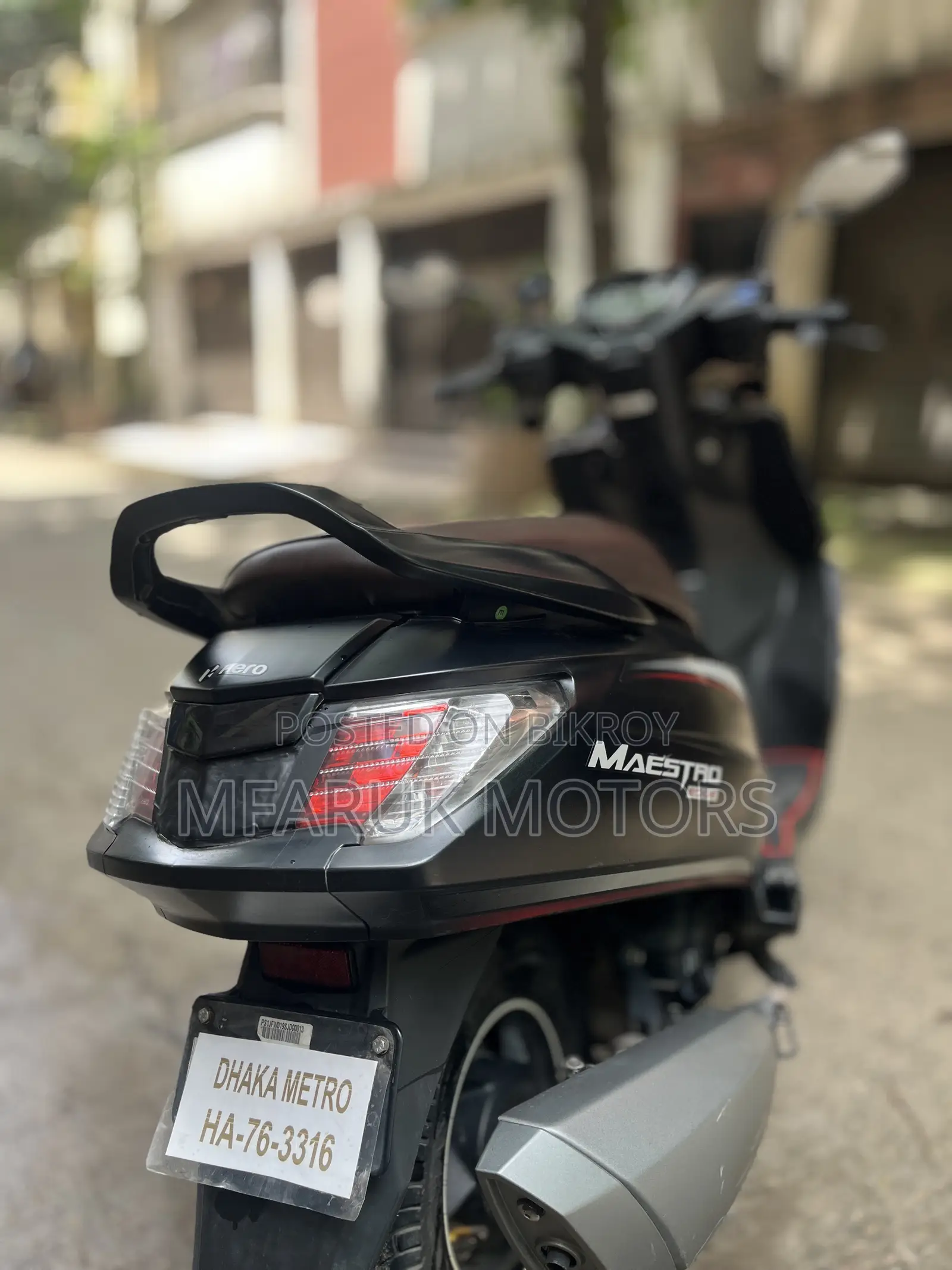 Hero Maestro Edge 110cc Scooty 2025 Blue