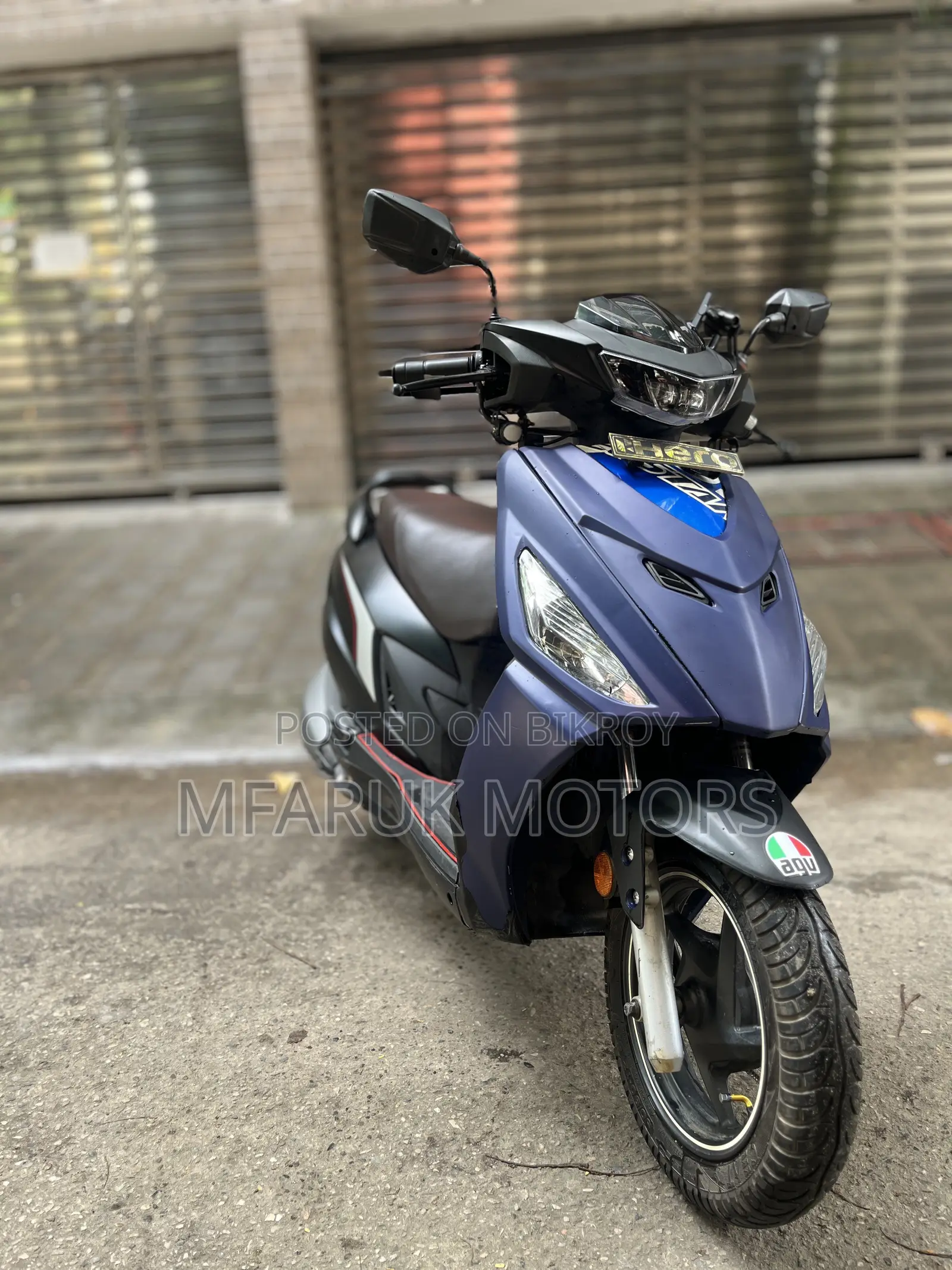 Hero Maestro Edge 110cc Scooty 2025 Blue