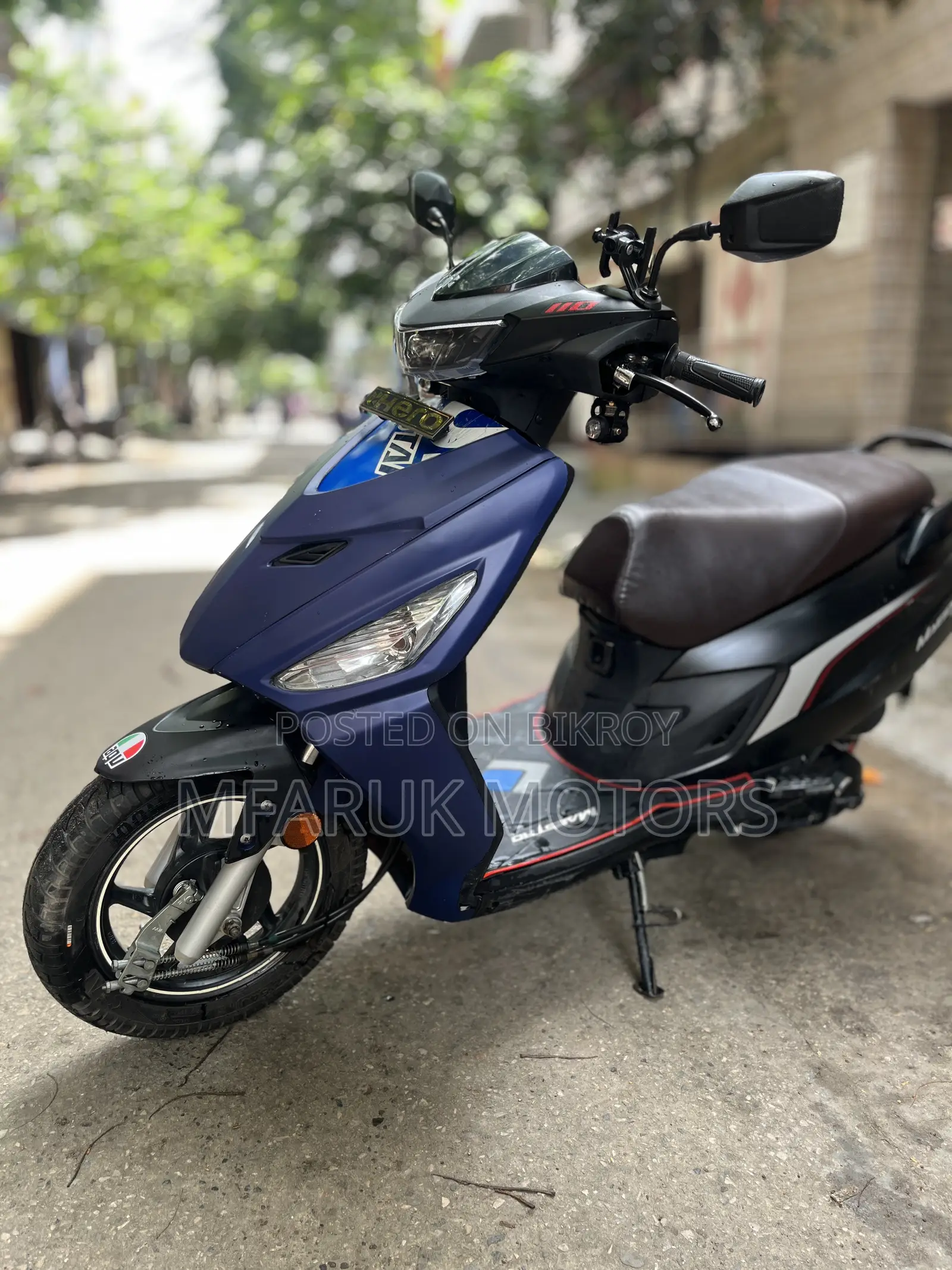 Hero Maestro Edge 110cc Scooty 2025 Blue