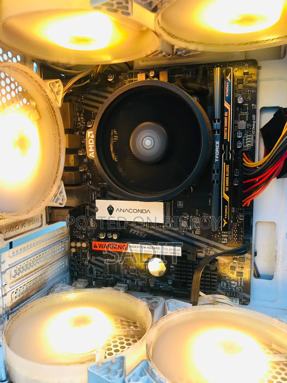 Desktop Computer MSI 16GB AMD Ryzen 5 HDD+SSD 1TB