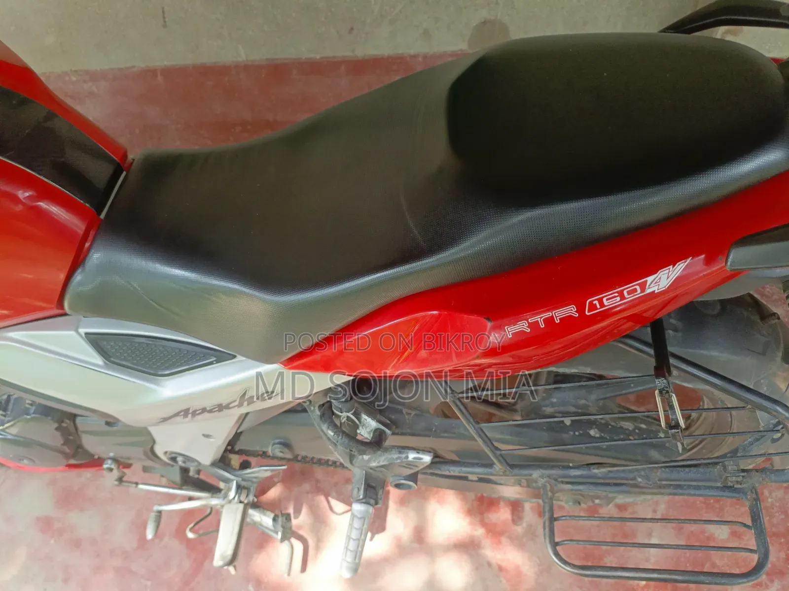 TVS Apache RTR 160 4V Fi 2020 Red