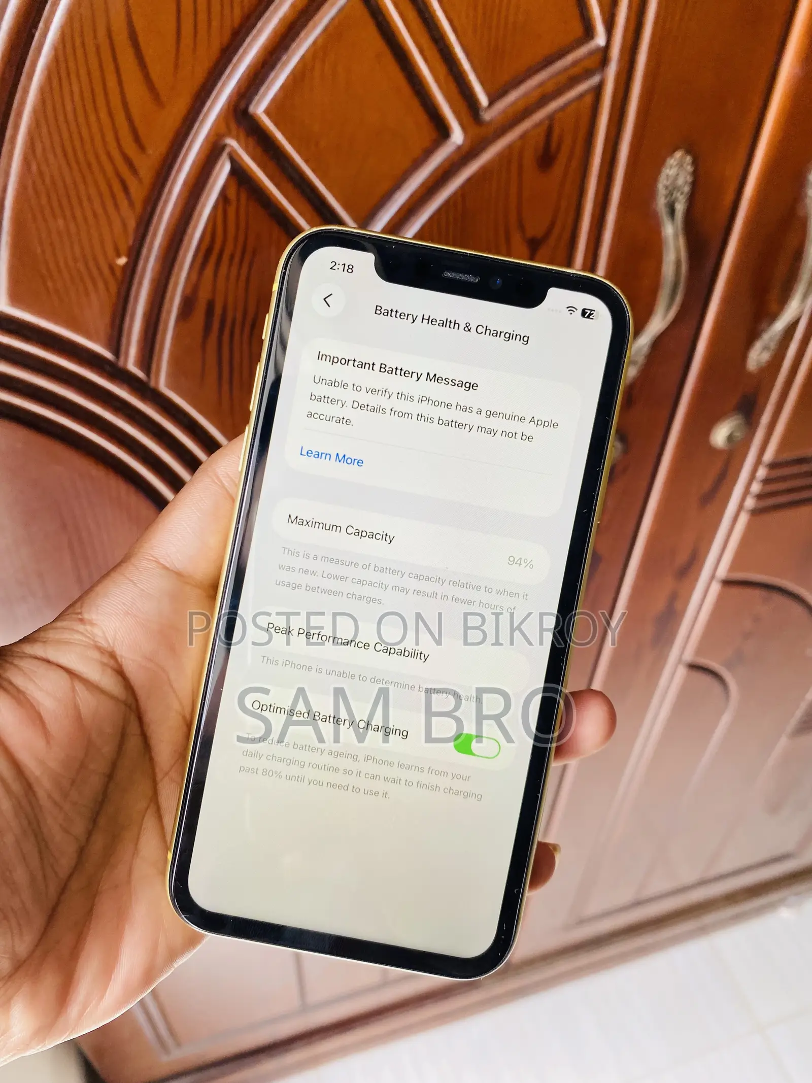 Apple iPhone 11 128 GB Yellow