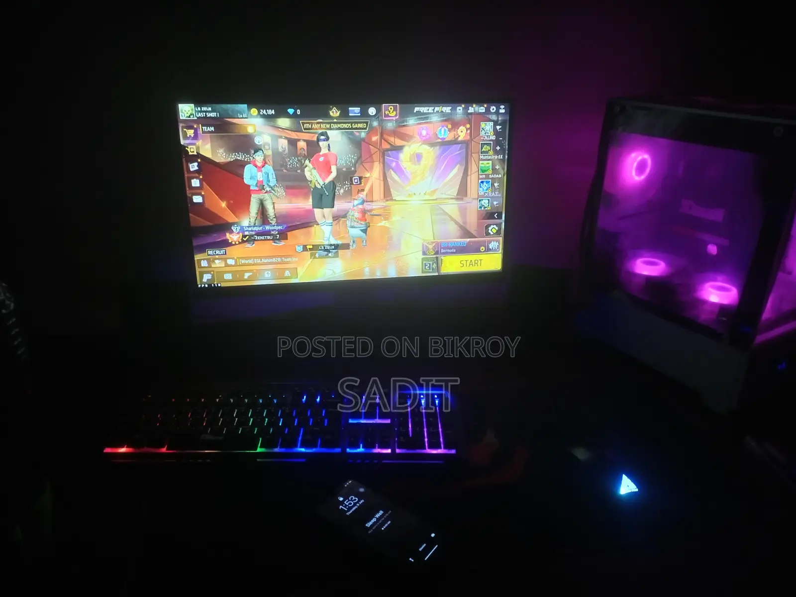 Desktop Computer MSI 16GB AMD Ryzen 5 HDD+SSD 1TB
