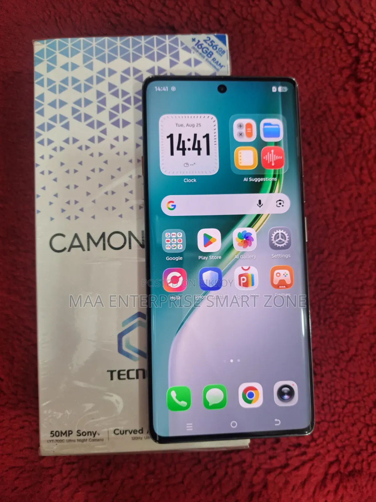 Tecno Camon 40 Pro 4G 256 GB Blue