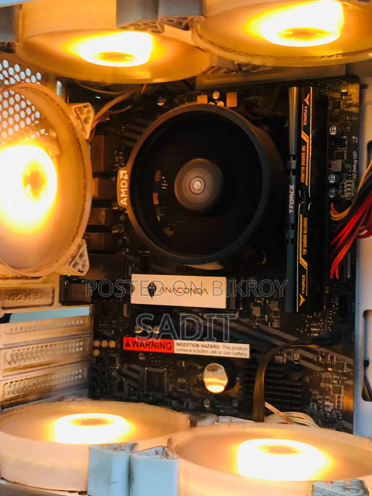 Desktop Computer MSI 16GB AMD Ryzen 5 HDD+SSD 1TB