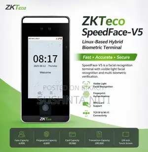 ZKTeco ECO V5 Biometric Attendance Device for Sale