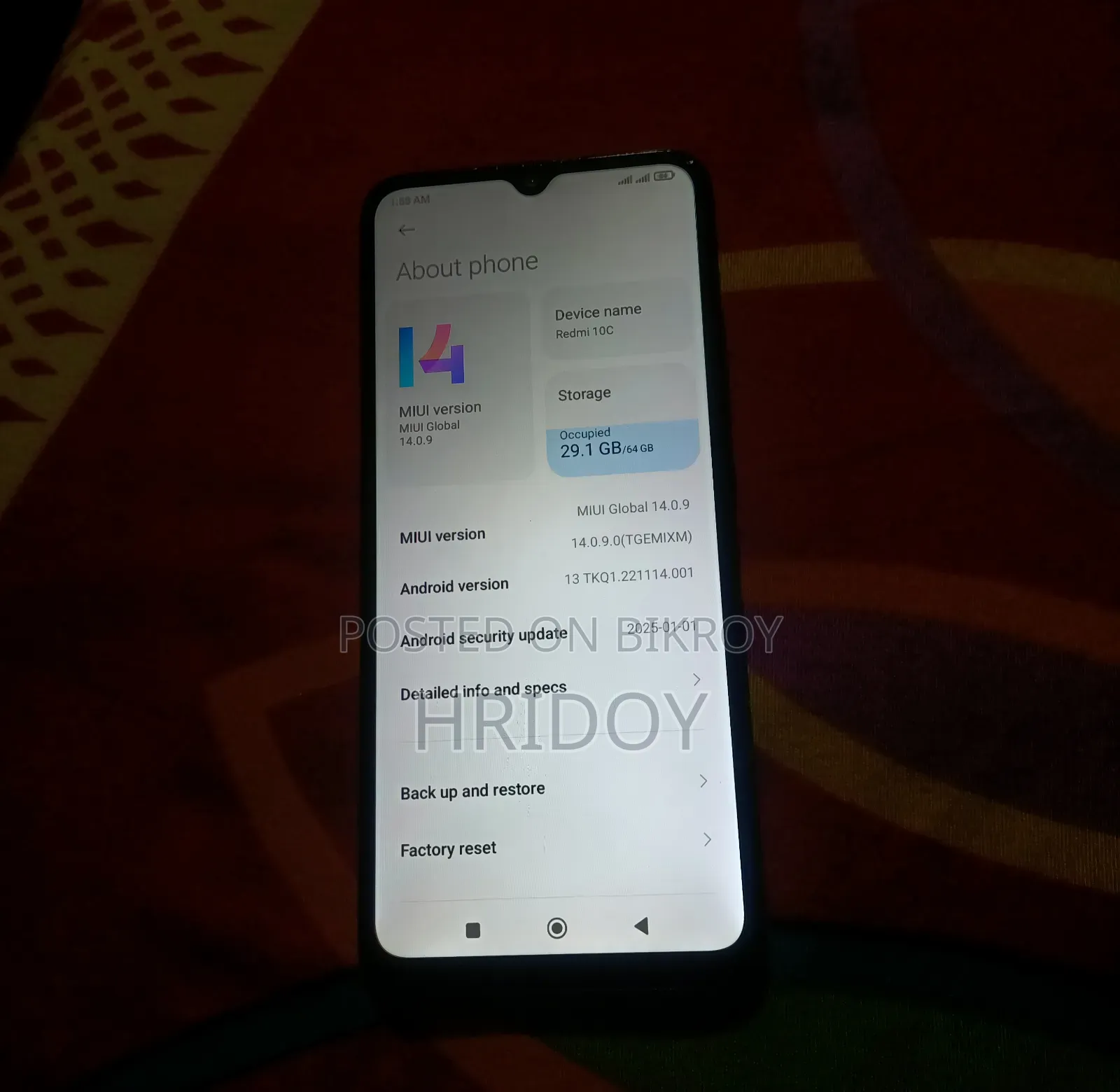 Xiaomi Redmi 10C 64 GB Black
