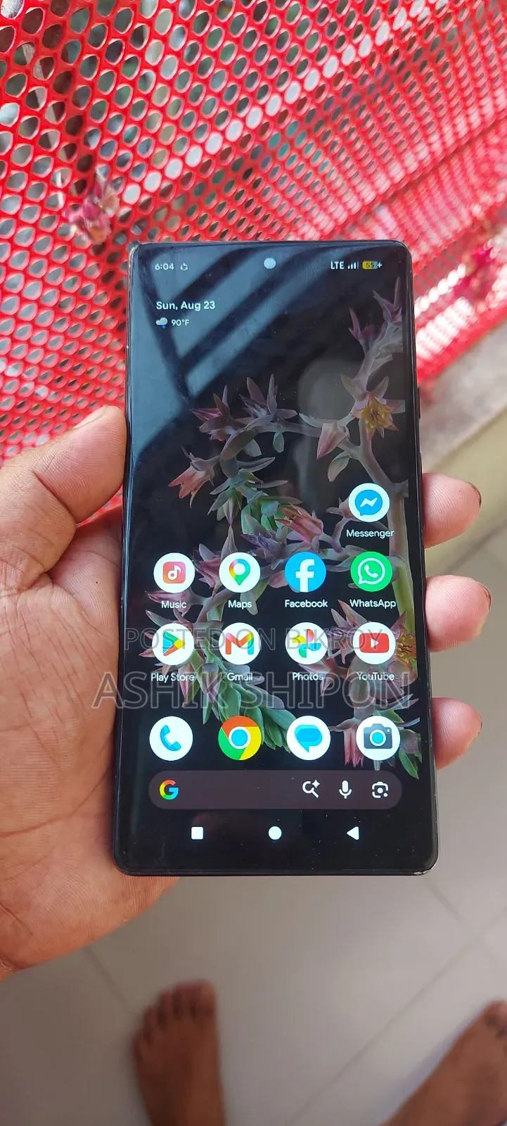 গুগল পিক্সেল ৬ ১২৮ জিবি কালো