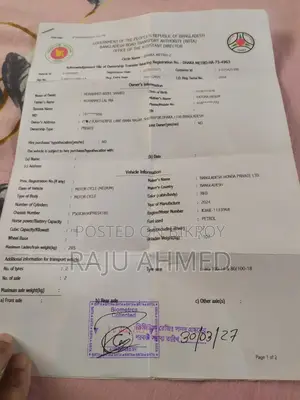 হোন্ডা ড্রিম নিও ২০২৪ লাল