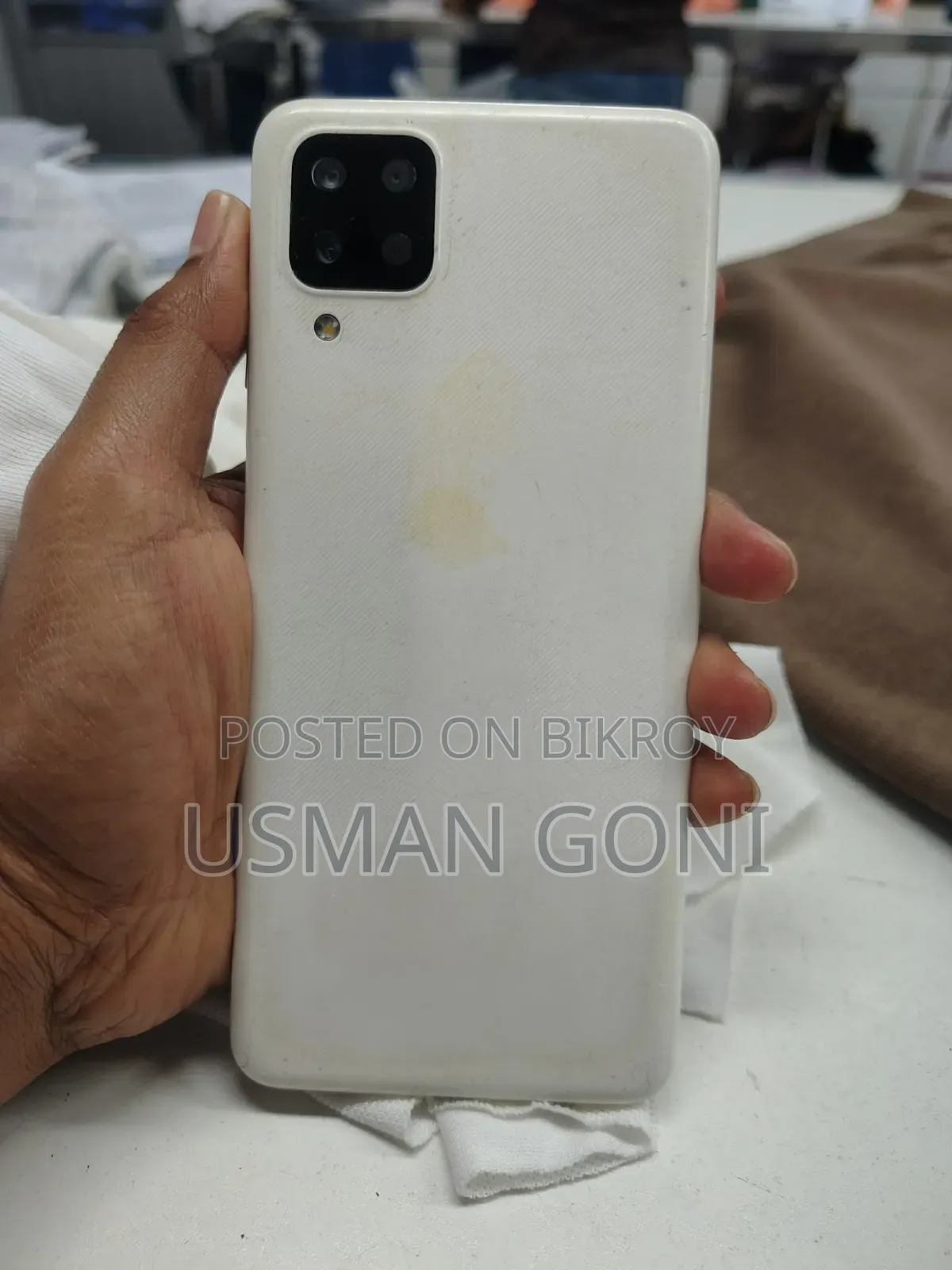 স্যামসাং গ্যালাক্সি এ১২ ১২৮ জিবি সাদা