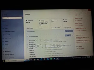Lenovo Laptop 8GB Intel Core I5 SSD 256GB
