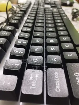 Aula F3061 Rainbow Wired Membrane USB Keyboard Mouse Combo (Black)
