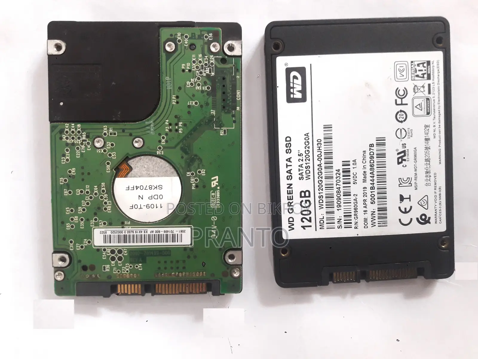 SSD 120GB, HDD 120GB