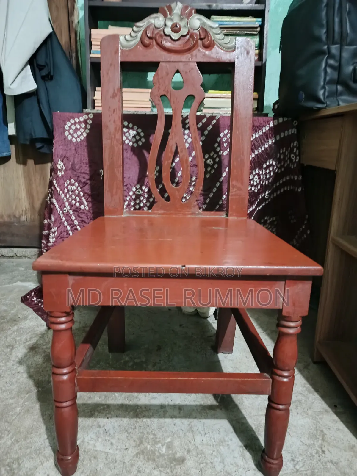 Dining table with 6 chairs and dressing table will be sold urgently.
