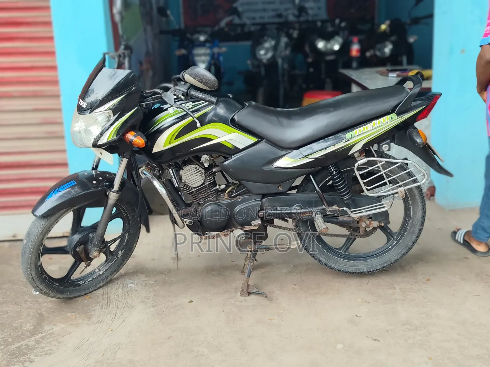 TVS Metro 2015 Green
