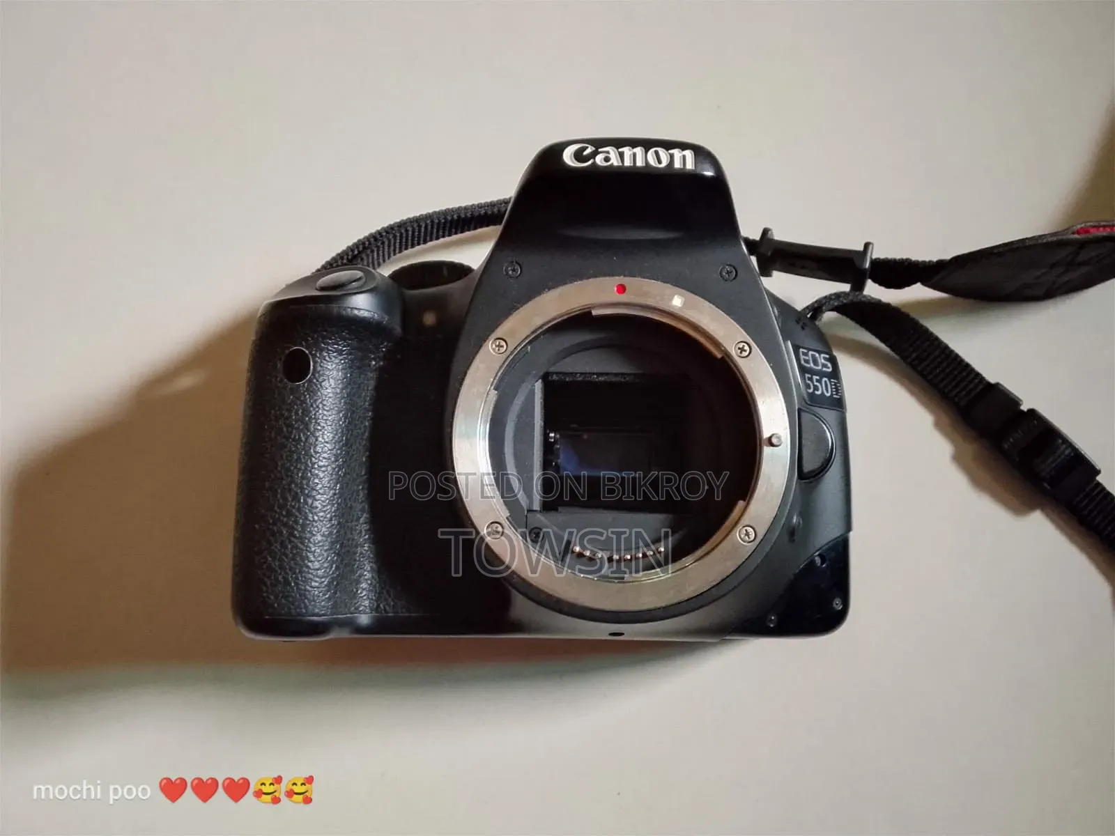 1. Canon EOS 550D DSLR & 2. Samsung Digital Camera