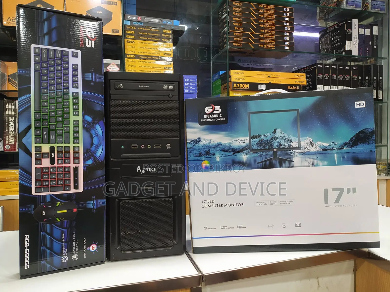 Desktop Computer 4GB Intel Core i3 SSD 128GB