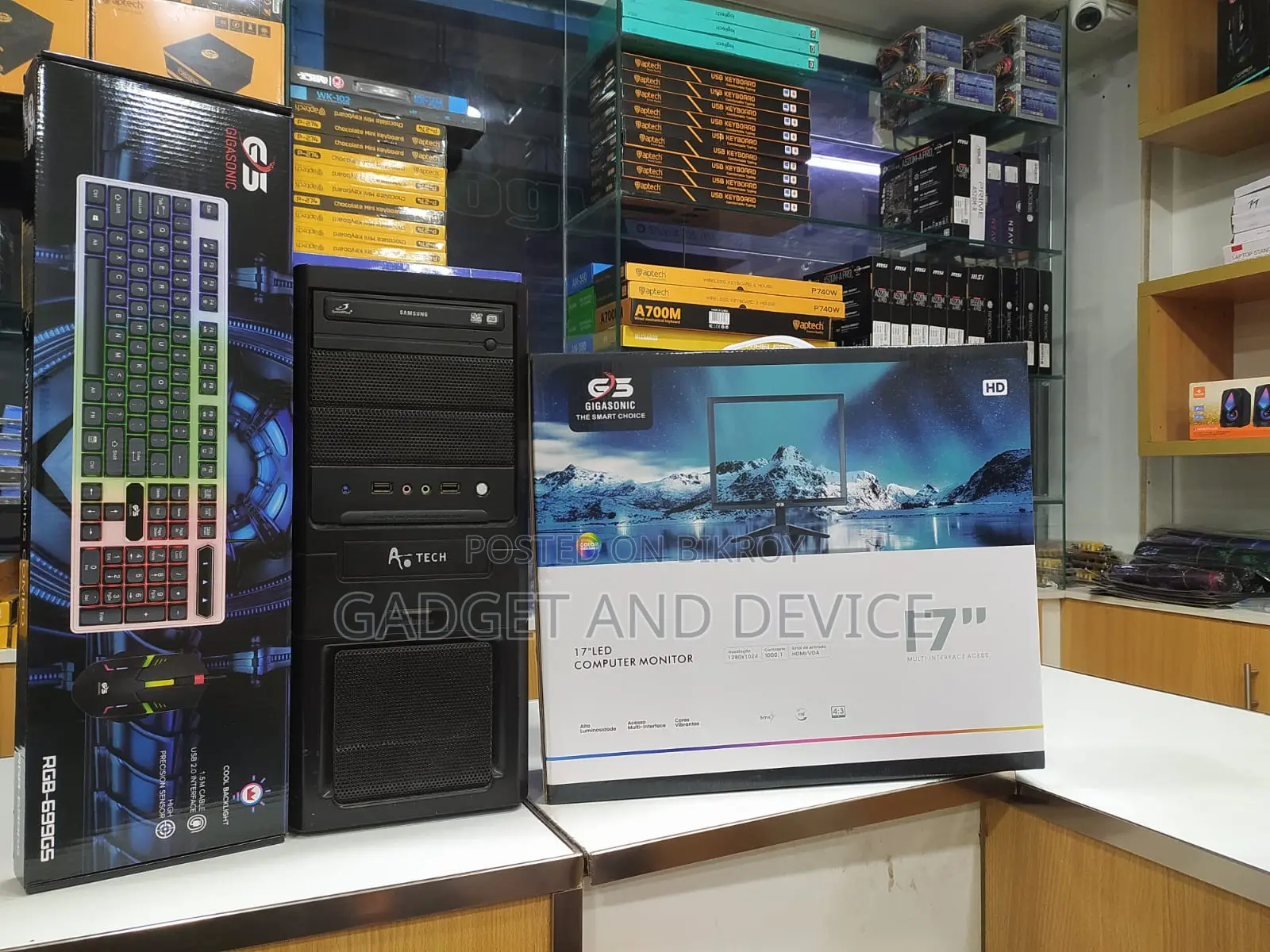 Desktop Computer 4GB Intel Core i3 SSD 128GB
