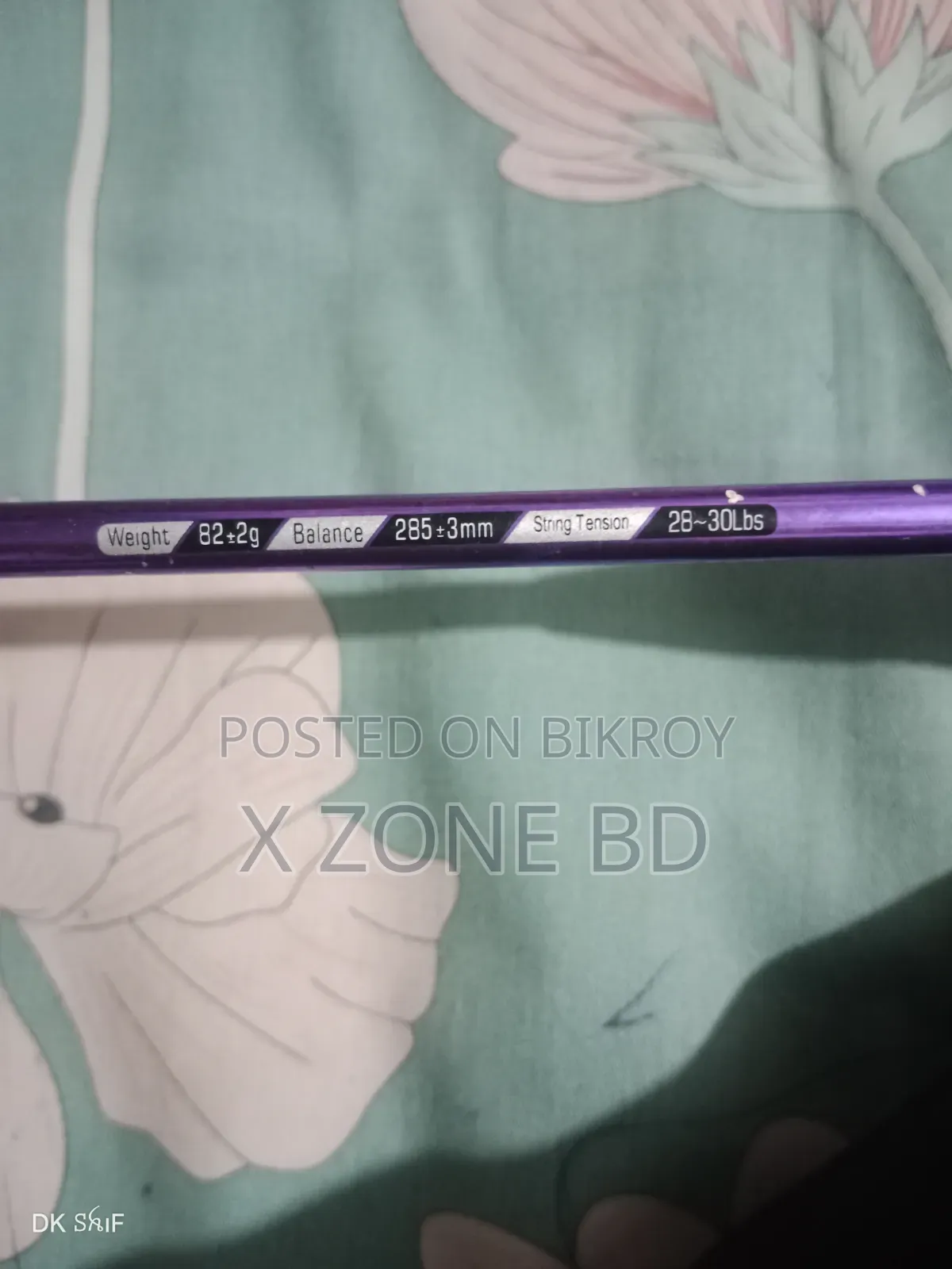Premium Badminton Racket | 82±2g | 28–30 LBS | Used