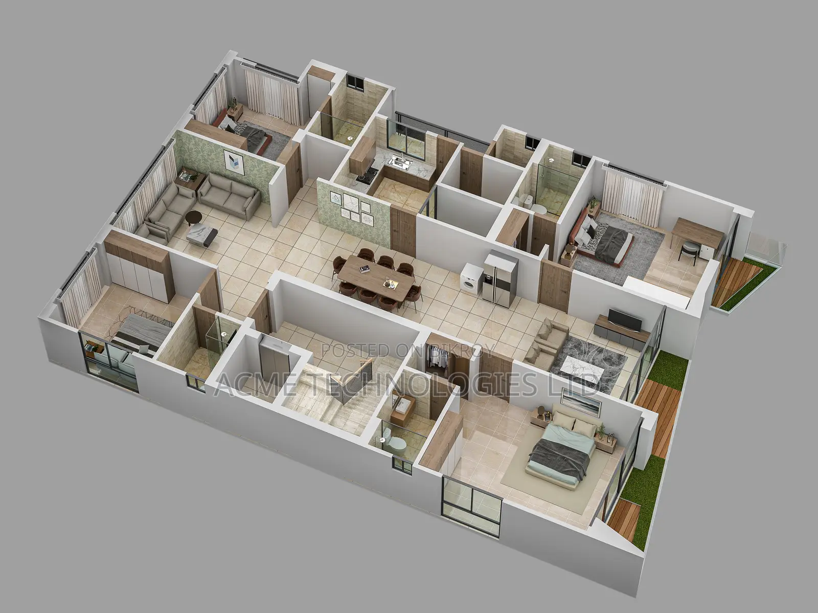 4 Bedroom Apartment in Polaris, Jalshiri Abason for Sale