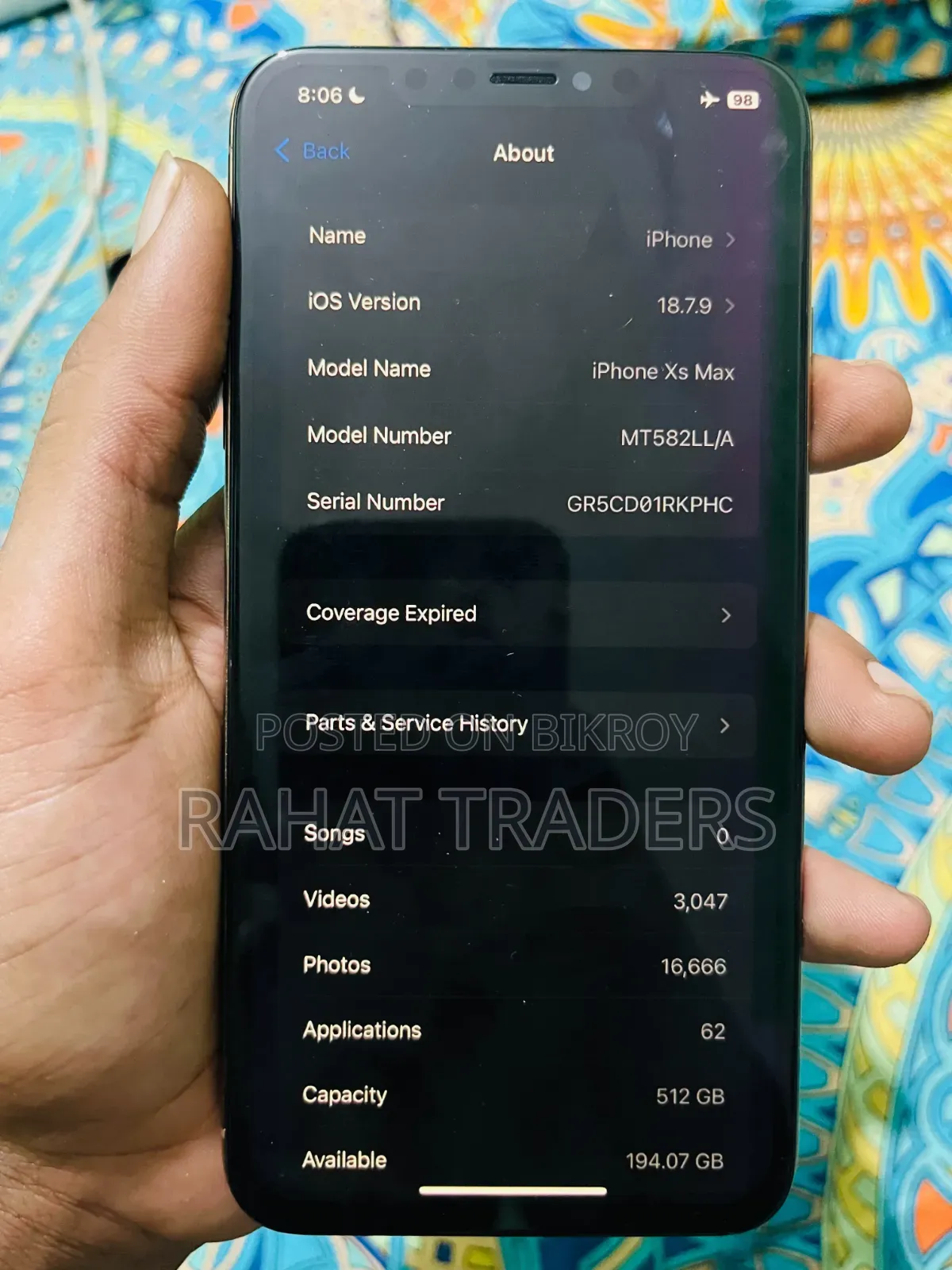 Apple iPhone XS Max 512 GB Gold