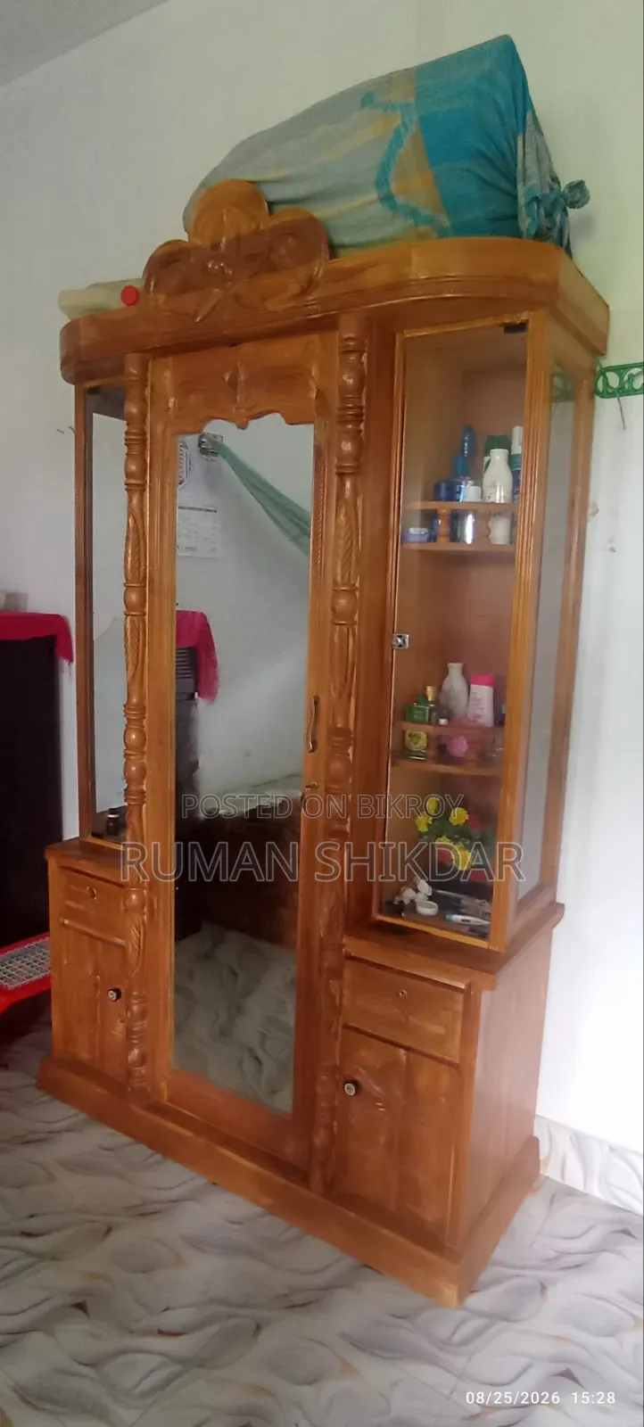 Chittagong Teak Wood Dressing Table